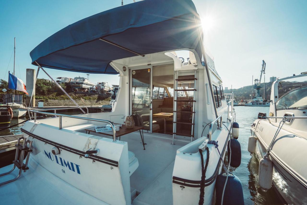 No Limit Charter Bateau Avec Parking Prive Proche Centre-Ville Rouen Eksteriør billede